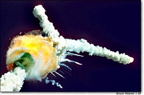 the space shuttle Challenger