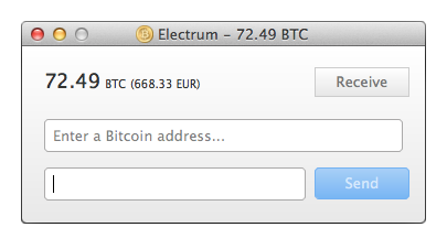 Electrum bitcoin wallet